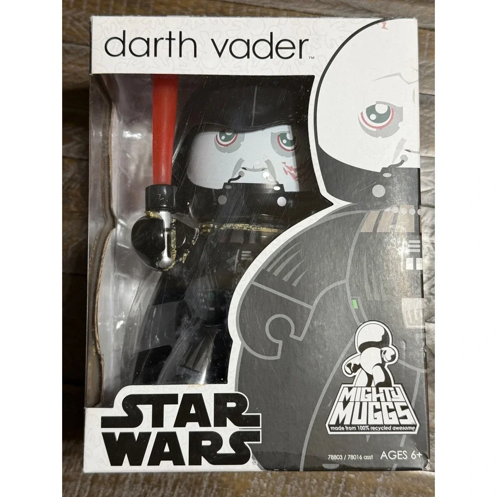 Hasbro Star Wars Mighty Muggs Vader Revan Han Maul Lot 4 Multi NIB 2008 Figures